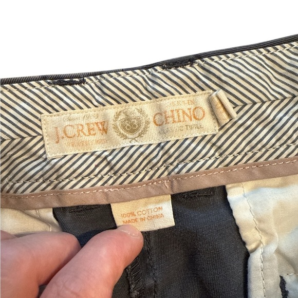 J. Crew Women's Dark Gray Chino Shorts - Picture 3 of 5